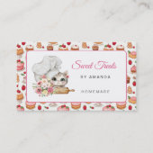 Sweet Treats Bakery Chef Kitten 名刺 (正面)