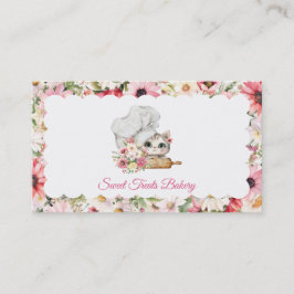 Sweet Treats Bakery Chef Kitten 名刺