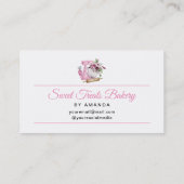 Sweet Treats Bakery Pink 名刺 (裏面)