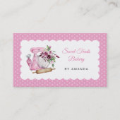 Sweet Treats Bakery Pink 名刺 (正面)