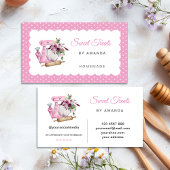Sweet Treats Bakery Pink 名刺