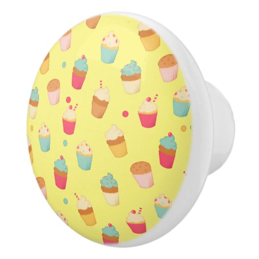 Sweet Treats Cupcake Ceramic Knob セラミックノブ (右)