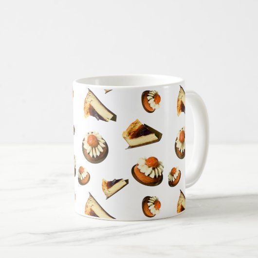 Sweet Treats Pattern Mug コーヒーマグカップ (正面右)