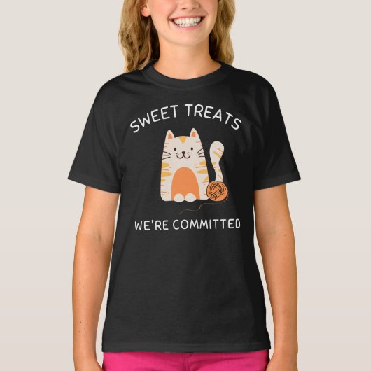 Sweet Treats, We're Committed - Kid's T-Shirt Tシャツ (正面)