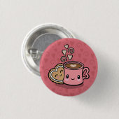 [Sweet Trets]ボタン 缶バッジ (正面&裏面)