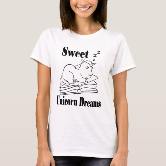 Sweet Unicorn Dreams Tee Shirt - BL Tシャツ (正面)