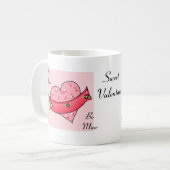 Sweet Valentine, Be Mine コーヒーマグカップ (正面左)