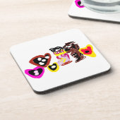 Sweet Valentine day dolls コースター (左側)