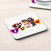 Sweet Valentine day dolls コースター (左側)