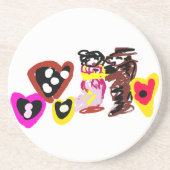 Sweet Valentine day dolls コースター (正面)