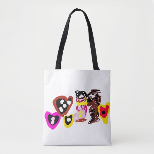 Sweet Valentine day dolls トートバッグ (正面)