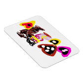 Sweet Valentine day dolls マグネット (右側)