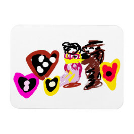 Sweet Valentine day dolls マグネット