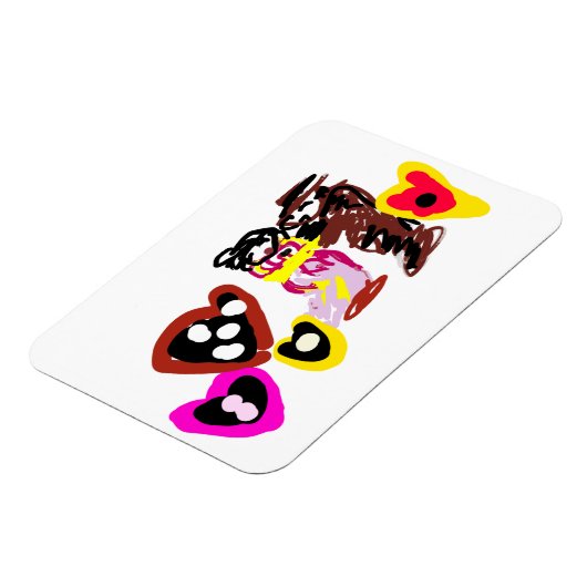 Sweet Valentine day dolls マグネット (左側)