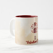 Sweet Valentine’s Day Nutcracker Love Coffee Mug ツートーンマグカップ (正面左)