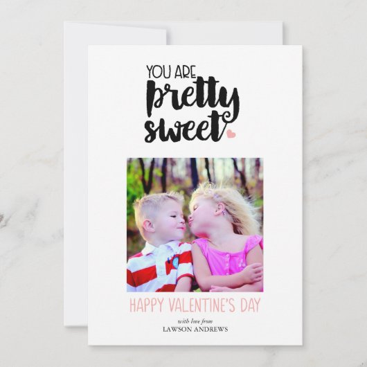Sweet Valentines Dayかわいらし Photo Card (正面)