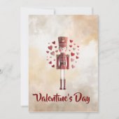 Sweet Valentines Day Nutcracker Romantic Card シーズンカード (正面)