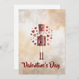 Sweet Valentines Day Nutcracker Romantic Card シーズンカード