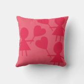 SWEET VALENTINE'S DAY TOSS PILLOW - PINK GIVES クッション (裏面)