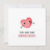 Sweet Valentine's heart シーズンカード (正面)