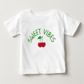 Sweet Vibes ベビーTシャツ (正面)