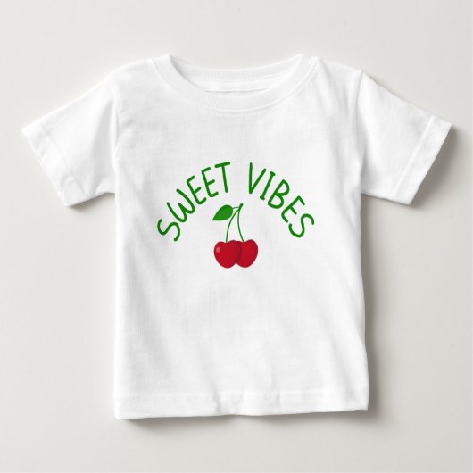 Sweet Vibes ベビーTシャツ (正面)