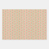 Sweet Vintage Reds ラッピングペーパーシート (正面2)