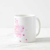 Sweet Watercolor Hearts Valentine’s Day Coffee Mug コーヒーマグカップ (正面右)