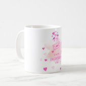 Sweet Watercolor Hearts Valentine’s Day Coffee Mug コーヒーマグカップ (正面左)