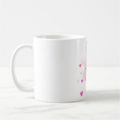 Sweet Watercolor Hearts Valentine’s Day Coffee Mug コーヒーマグカップ (左)