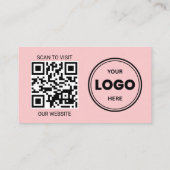 Sweet Watermelon Custom Logo QR Code Business Card 名刺 (裏面)