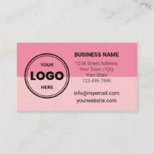 Sweet Watermelon Custom Logo QR Code Business Card