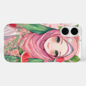 Sweet Watermelon Girl – Cute Anime iPhone 15 Case Case-Mate iPhoneケース (裏面 (横))