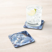 Sweet White Foxes in the Snow コースター (右側)