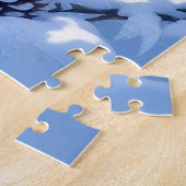 Sweet White Foxes in the Snow ジグソーパズル (側面)