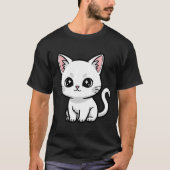 Sweet White Kitten Tシャツ (正面)