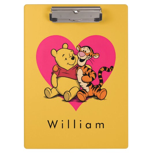 Sweet Winnie the Pooh & Tigger クリップボード (正面)