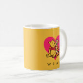 Sweet Winnie the Pooh & Tigger コーヒーマグカップ (正面右)