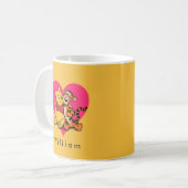 Sweet Winnie the Pooh & Tigger コーヒーマグカップ (正面左)