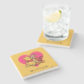 Sweet Winnie the Pooh & Tigger ストーンコースター (横)