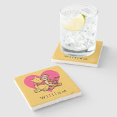 Sweet Winnie the Pooh & Tigger ストーンコースター (横)