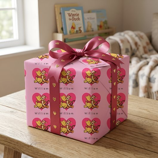 Sweet Winnie the Pooh & Tigger ラッピングペーパー