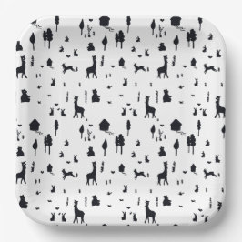 sweet winter ペーパープレート