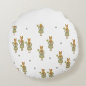 Sweet winter ラウンドクッション (裏面)