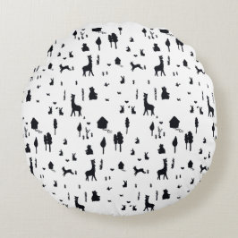 Sweet winter ラウンドクッション