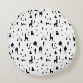 Sweet winter ラウンドクッション (裏面)