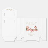 Sweet Winter It's Cold Outside Bear Baby Shower  フェイバーボックス (見開き)