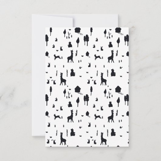 Sweet winter tarjeta invitación 招待状 (正面)