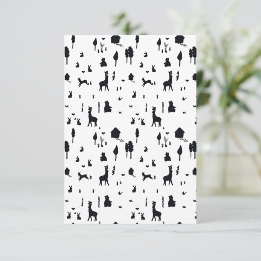 Sweet winter tarjeta invitación 招待状 (スタンド正面)