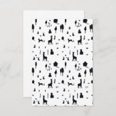 Sweet winter tarjeta invitación 招待状 (正面/裏面)